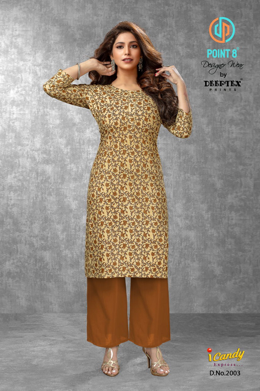 Deeptex I Candy Express 2 Cotton Printed Regular Wear Kurti Collection